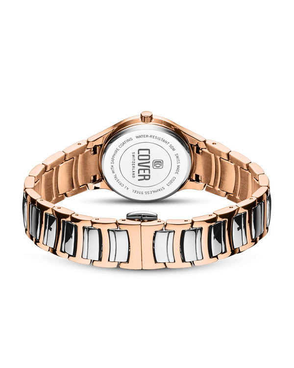 Cover COVER Sandara Crystal Watch Silver Bicolor