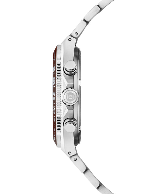 Cover COVER Iconosteel Chrono Watch Light Blue Brown