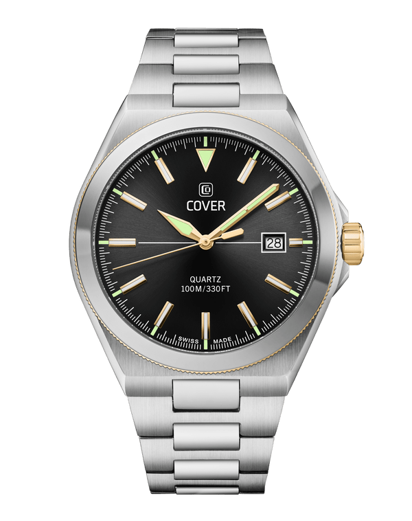 cover COVER Iconosteel Watch Black Bicolor Silver Gold