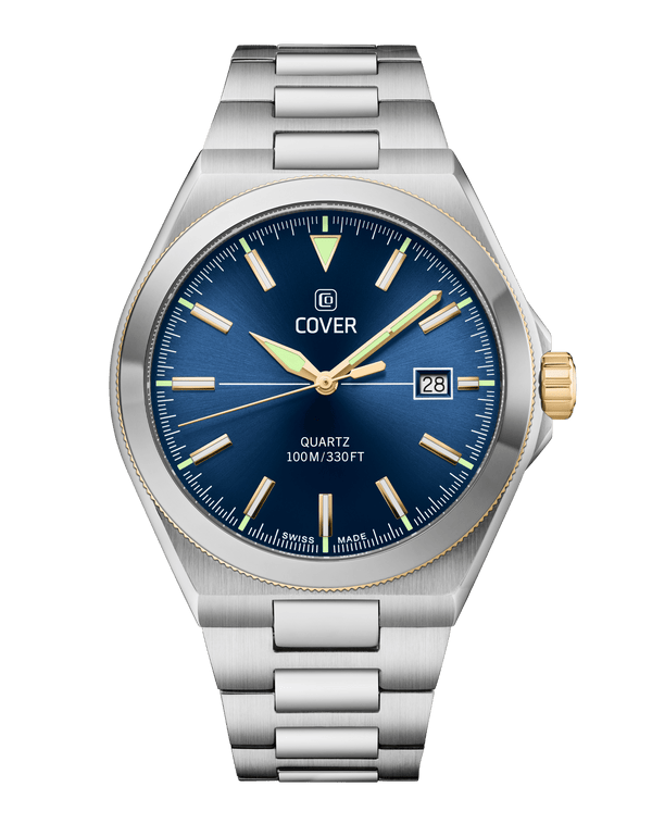cover COVER Iconosteel Watch Blue Bicolor Silver Gold