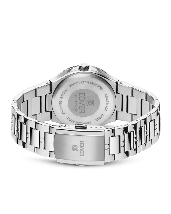 Cover COVER Jumeira Crystals Blue Pearl Silver Watch