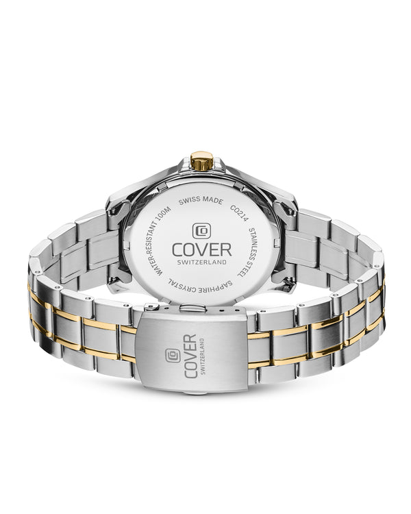 Cover COVER Marville Gent Steel Watch Silver Bicolor Silver Gold