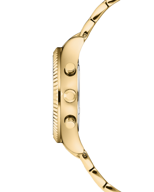 Cover COVER Valentina Chrono Watch Crystals White Pearl Gold