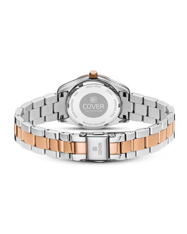 Cover COVER Valentina Mini White Pearl Bicolor Rose Gold