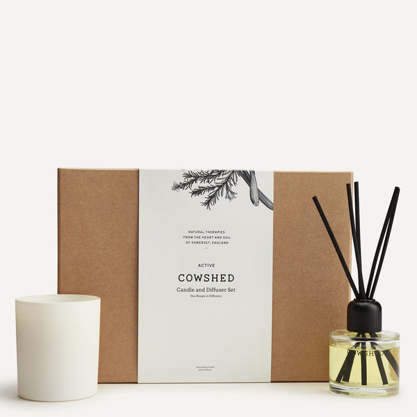 Cowshed Candle And Diffuser Set Active