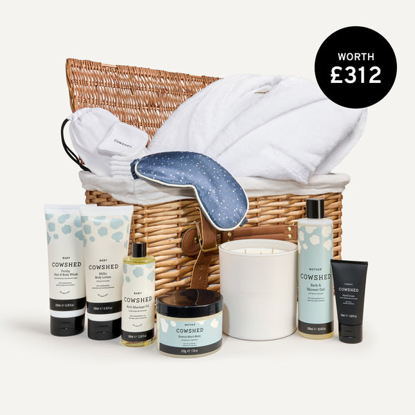 Cowshed Mother & Baby Wicker Hamper