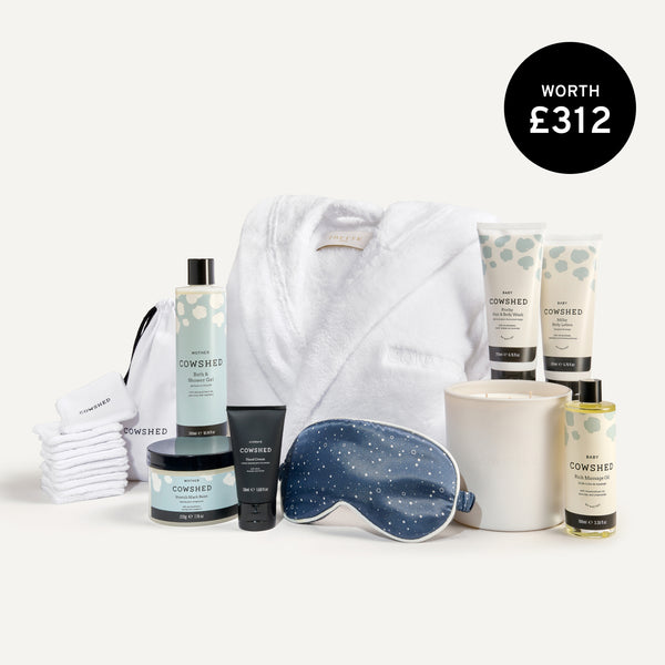 Cowshed Mother & Baby Wicker Hamper