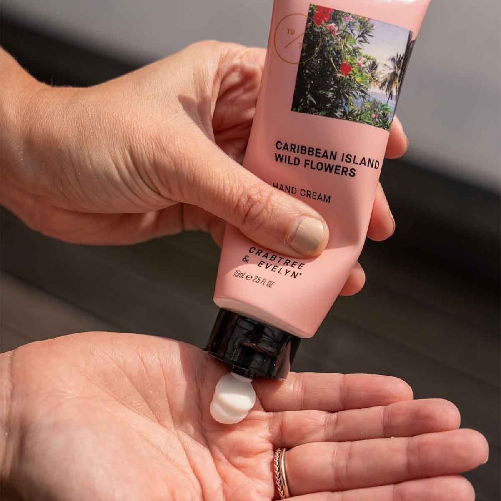 Crabtree & Evelyn Caribbean Island Wild Flowers Hand Cream - 75ml