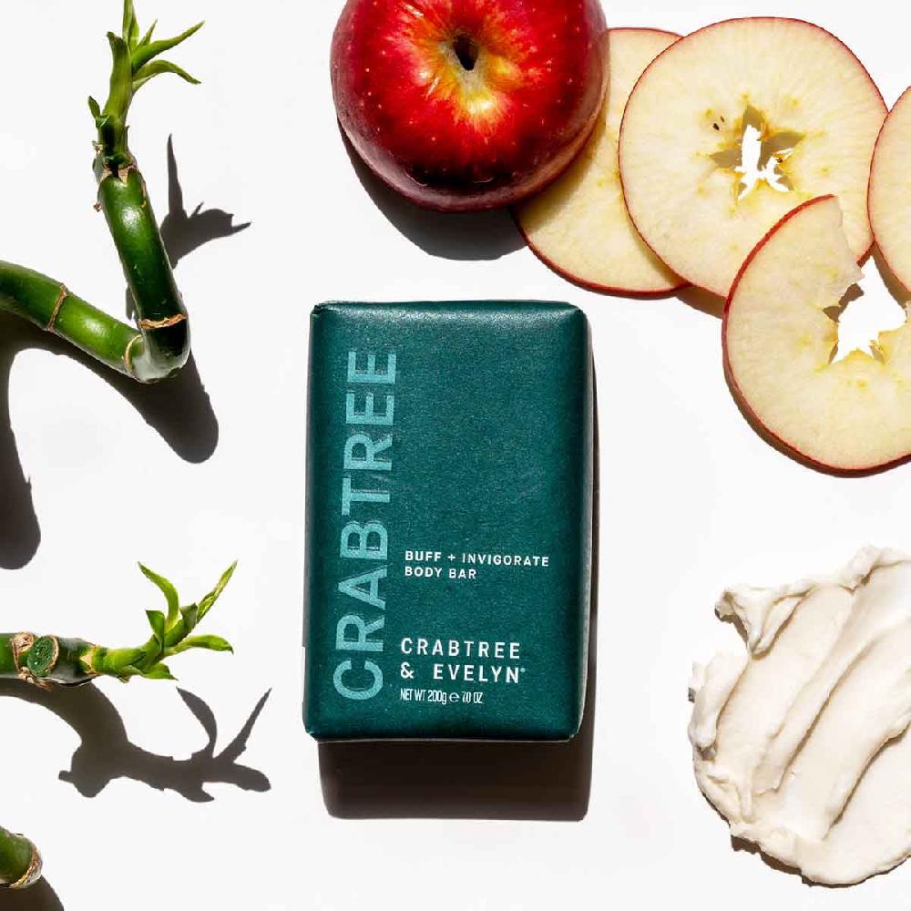 Crabtree & Evelyn Buff + Invigorate Body Bar - 200g