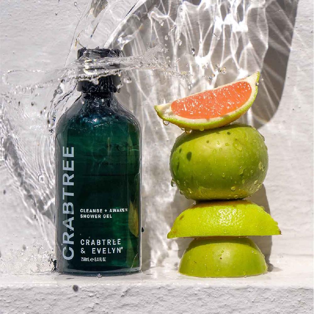 Crabtree & Evelyn Cleanse + Awaken Shower Gel - 250ml