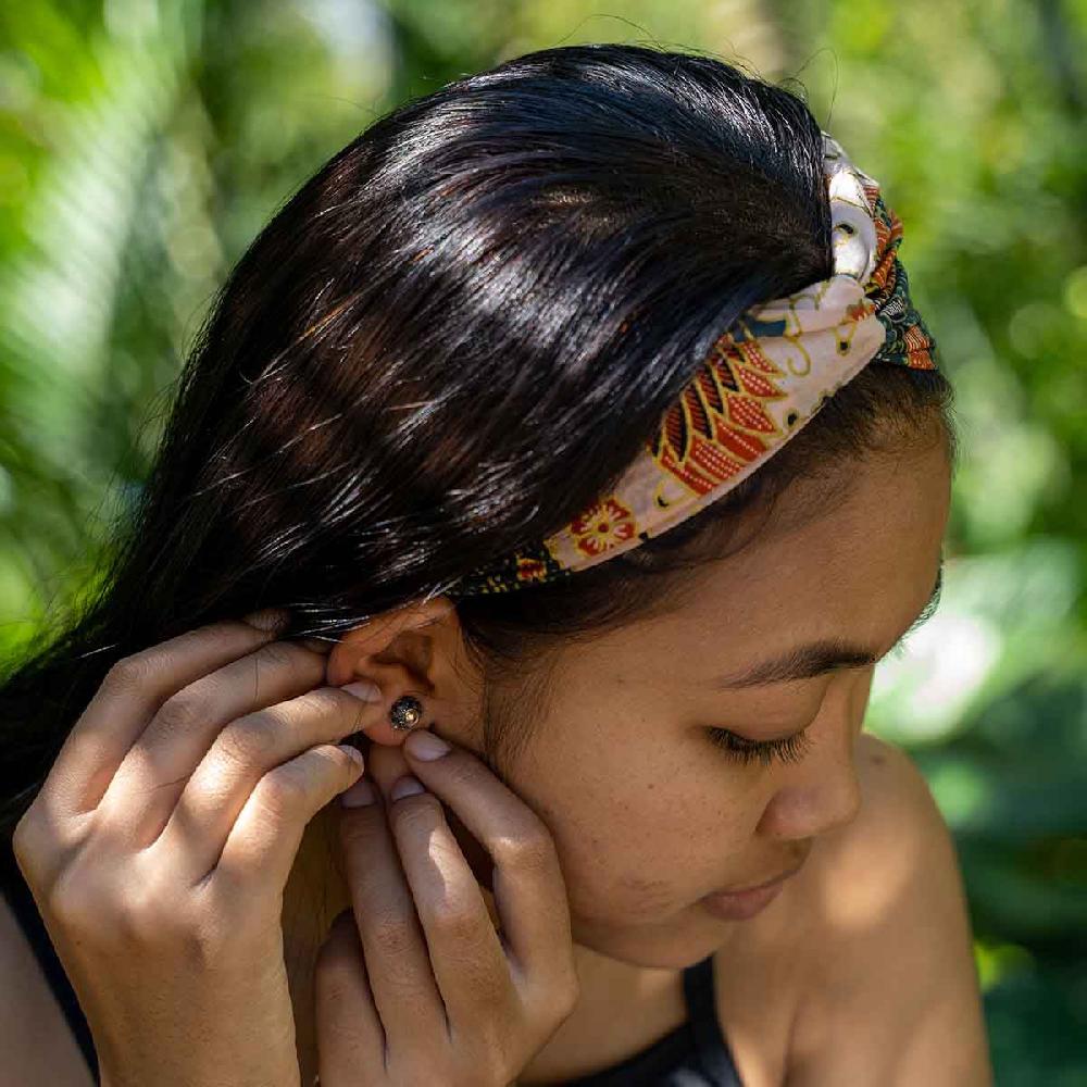 Crabtree & Evelyn Hand Crafted Silver Earrings