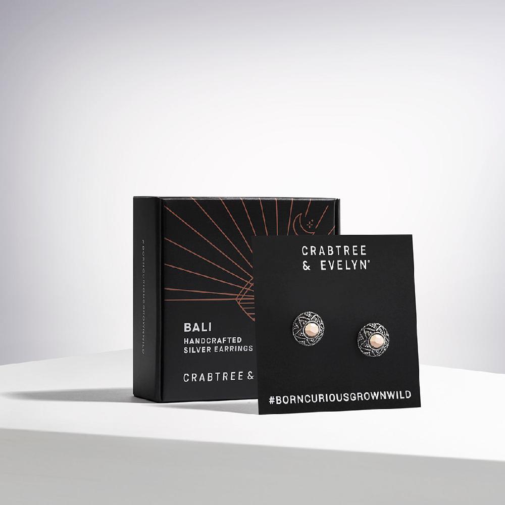 crabtree & evelyn Hand crafted Silver Earrings