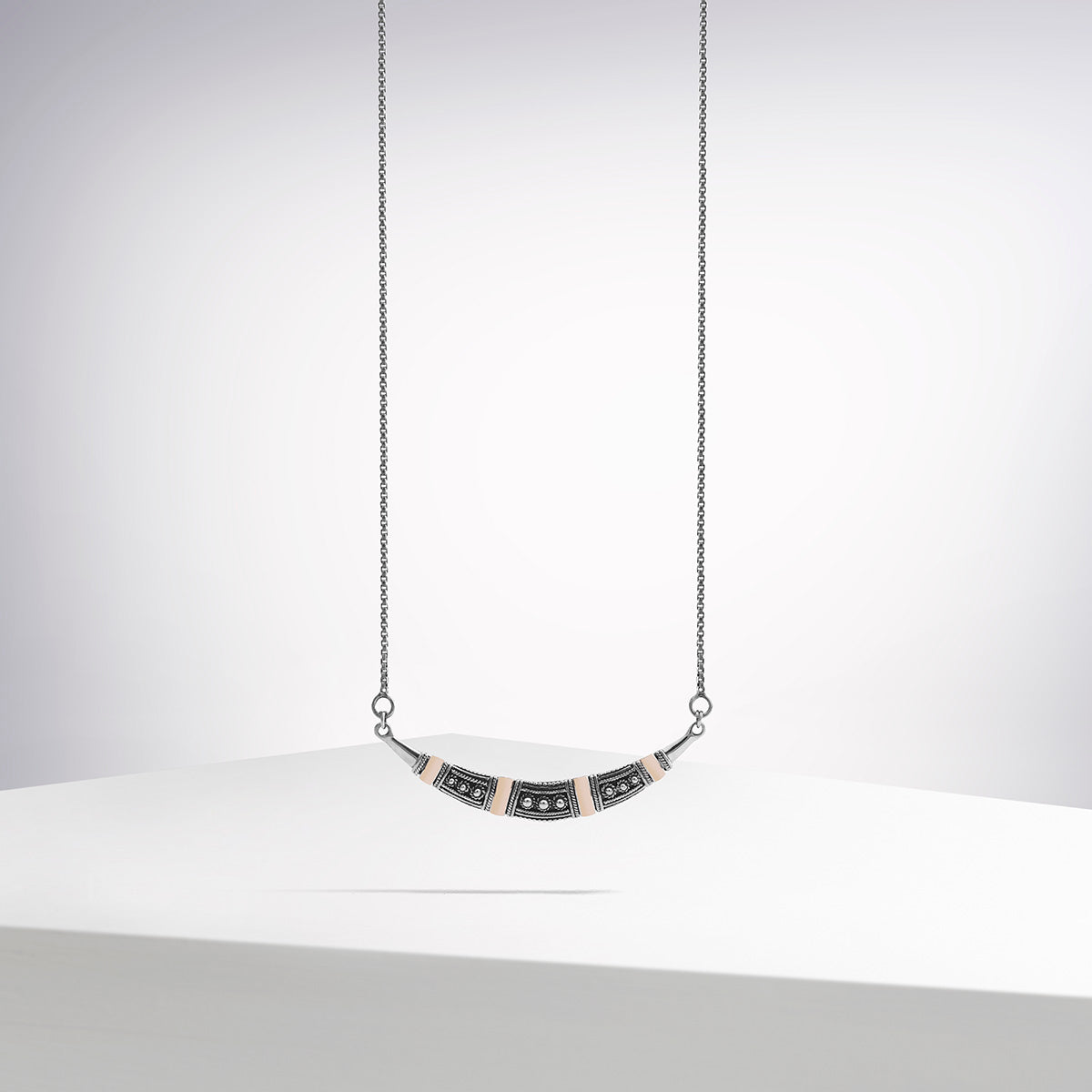 crabtree & evelyn Hand Crafted Silver Necklace