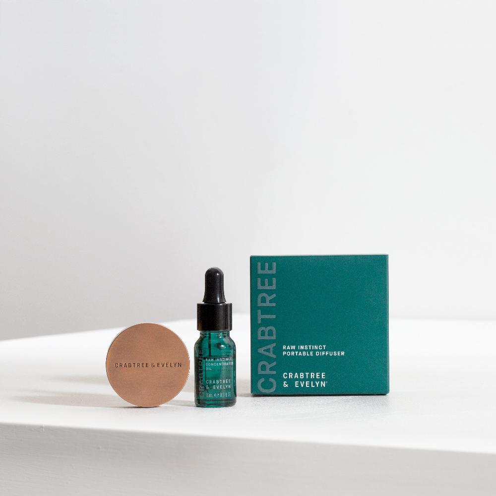 crabtree & evelyn Raw Instinct Portable Diffuser Set