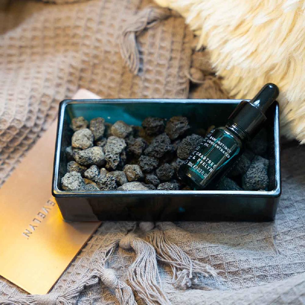 Crabtree & Evelyn Raw Instinct Rock Diffuser Set