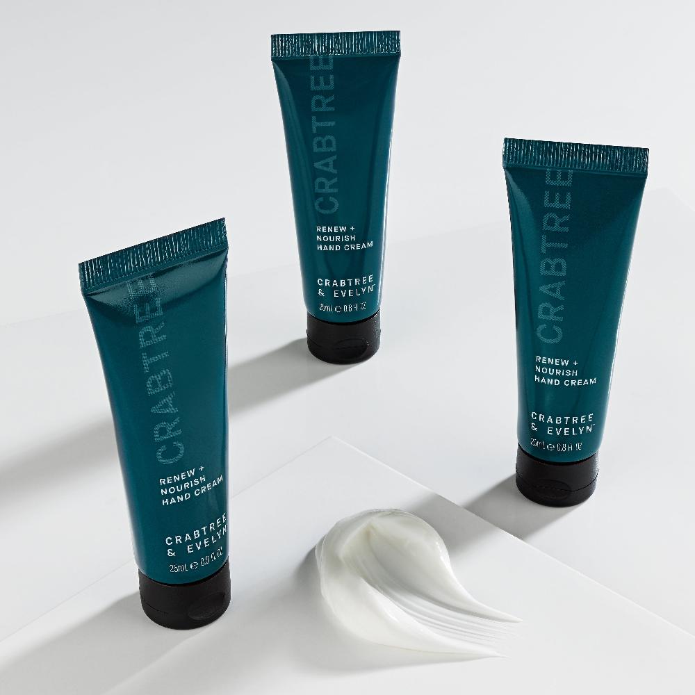 Crabtree & Evelyn Renew + Nourish Hand Cream - 25ml