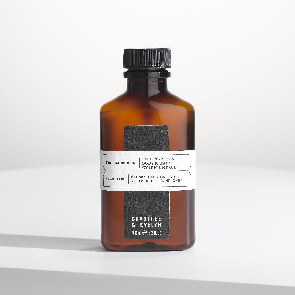 crabtree & evelyn Falling Stars Body & Hair Overnight Oil - 100ml