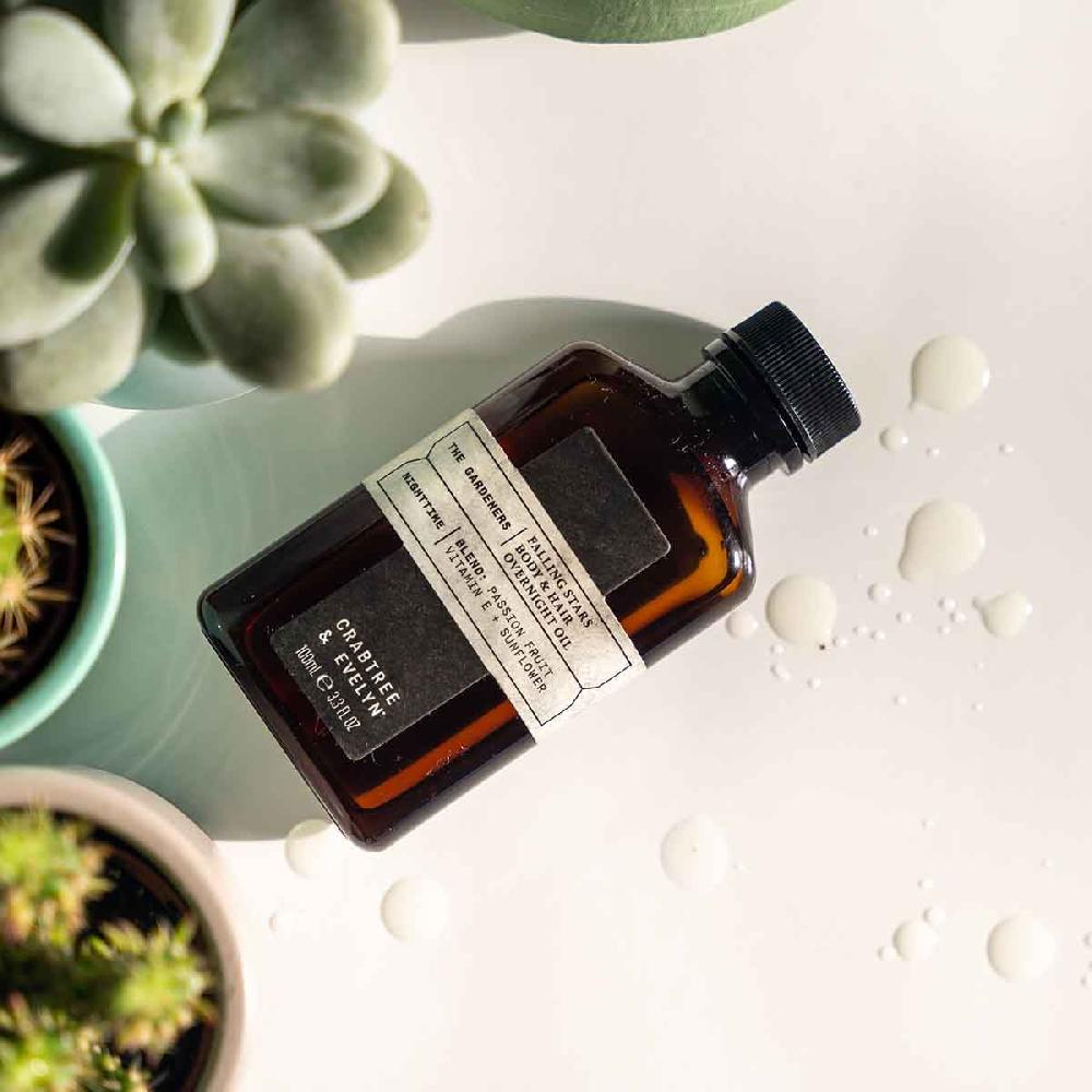 Crabtree & Evelyn Falling Stars Body & Hair Overnight Oil - 100ml