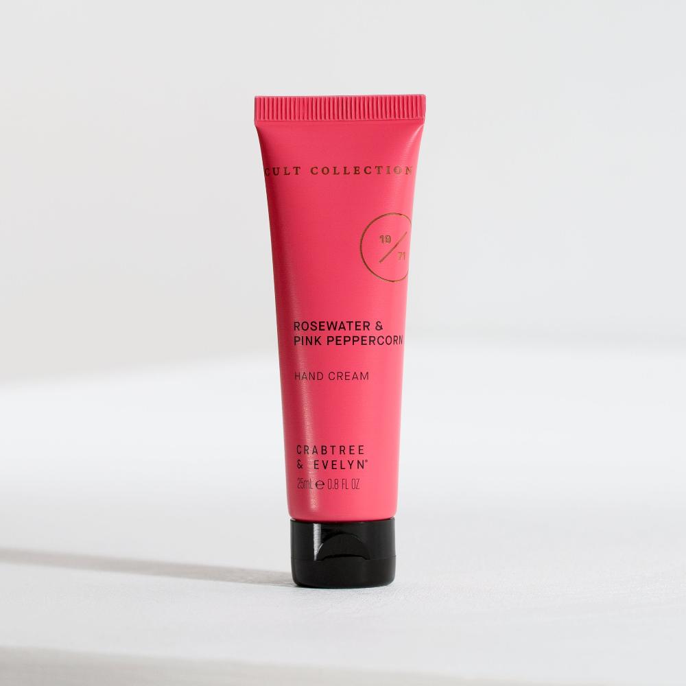 Crabtree & Evelyn Rosewater & Pink Peppercorn Hand Cream - 25ml