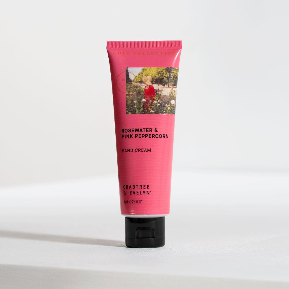 crabtree & evelyn Rosewater & Pink Peppercorn Hand Cream - 75ml