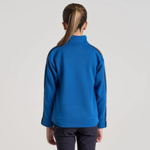 Craghoppers Kid's Rey Half Zip Fleece | Bolt Blue