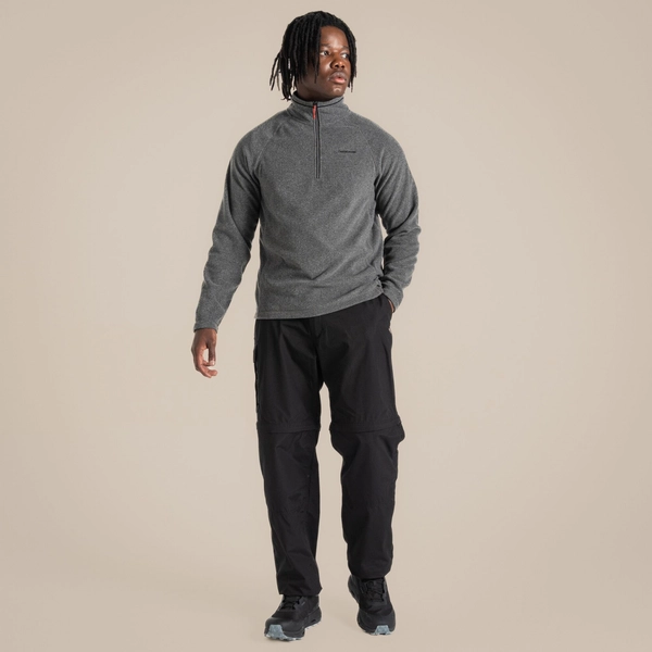 Craghoppers Men's Kiwi Convertible Trousers | Black