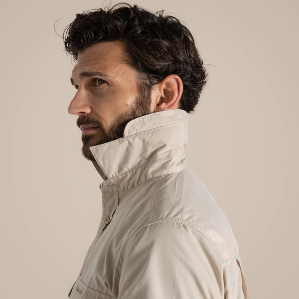 Craghoppers Men's Kiwi Short Sleeved Shirt | Oatmeal