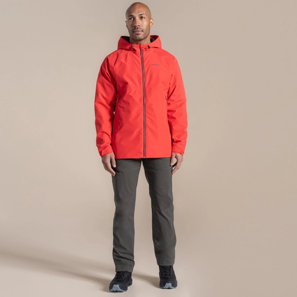 Craghoppers Men's Osuna Waterproof Jacket | Dawn Red