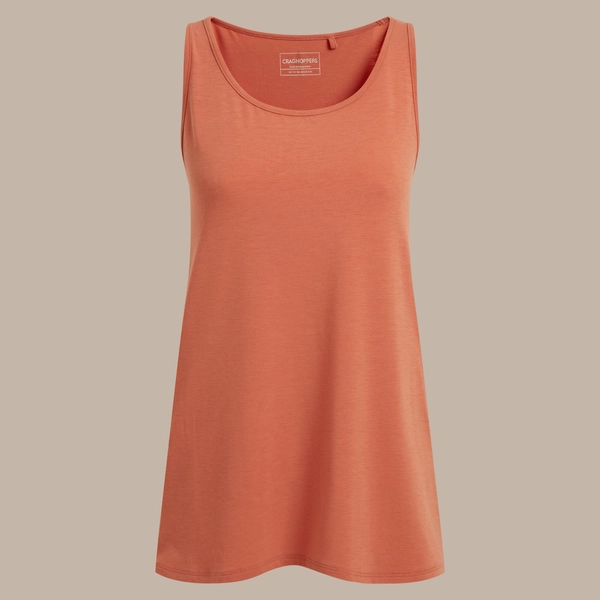 Craghoppers Women's Dynamic Vest Top | Red Sandstone