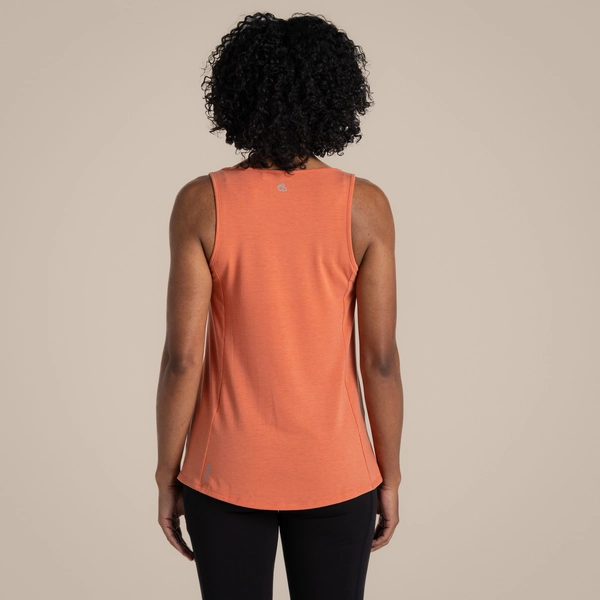 craghoppers Women's Dynamic Vest Top | Red Sandstone