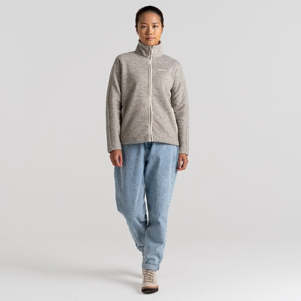 Craghoppers Women's Mabel Full Zip Fleece | Stone