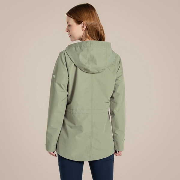 craghoppers Women's Ortega Waterproof Jacket | Vert