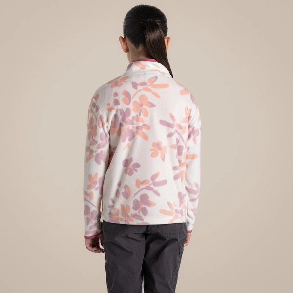 craghoppers Kid's Bachas Half Zip Fleece | Seasalt Print