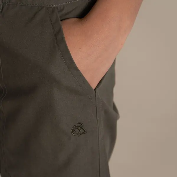 Craghoppers Kid's Kiwi Cargo II Convertible Trousers | Woodland Green