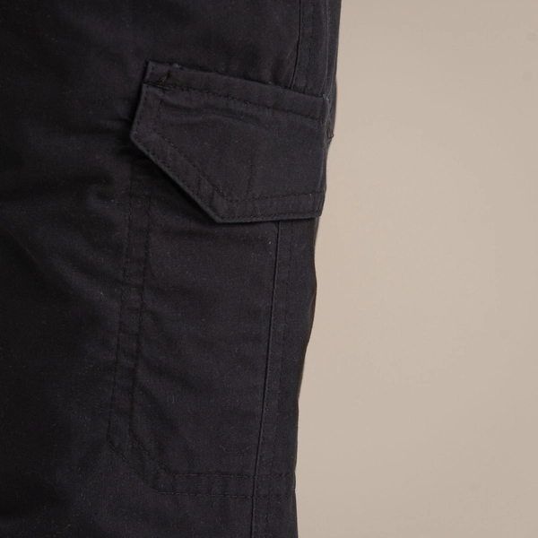 Craghoppers Kid's Kiwi II Winter Lined Cargo Trouser | Black