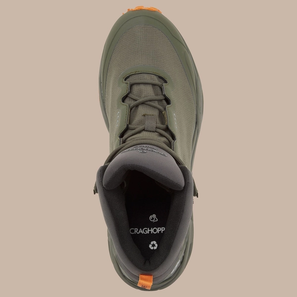 Craghoppers Men's Adflex Boots | Mid Khaki / Magma Orange