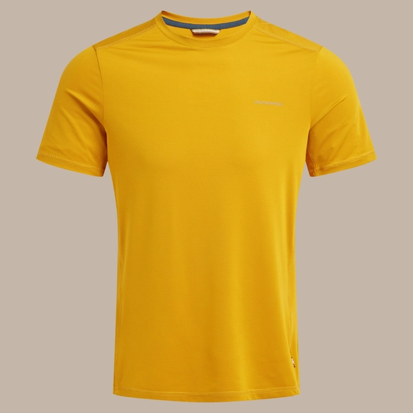 Craghoppers Men's Charon Short Sleeved T-Shirt | Warbler Yellow