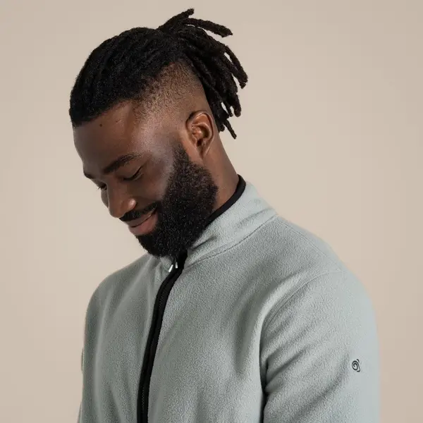 Craghoppers Men's CO2 Renu Full Zip Fleece | Lichen Green