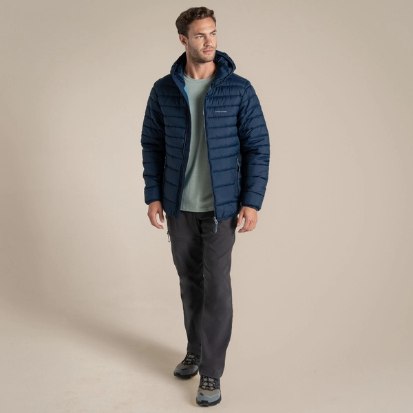 Craghoppers Men's Compresslite IX Hooded Insulating Jacket | Blue Navy