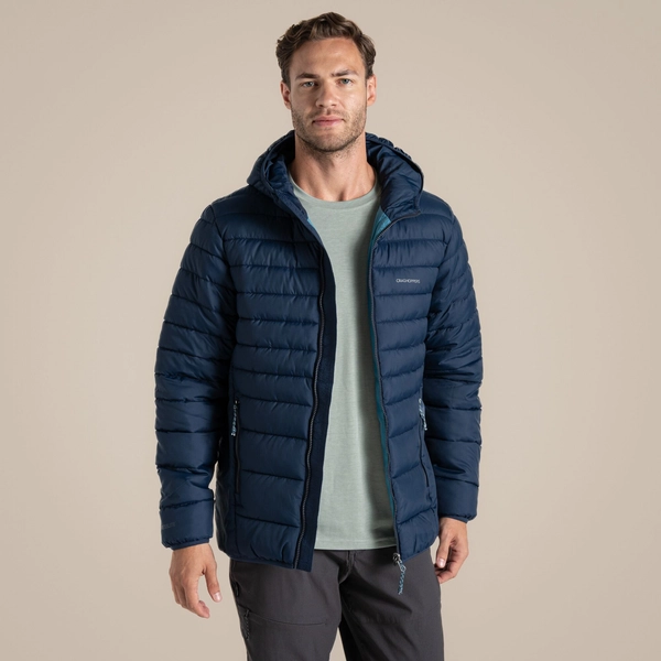 Craghoppers Men's Compresslite IX Hooded Insulating Jacket | Blue Navy
