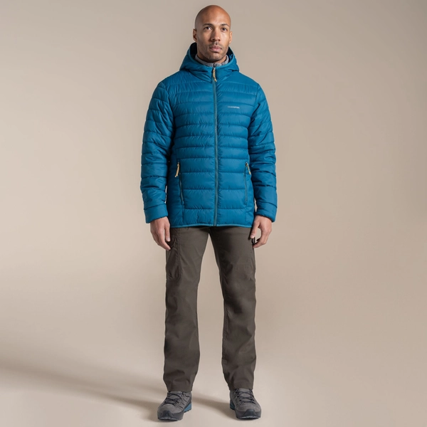 Craghoppers Men's Compresslite IX Hooded Insulating Jacket | Coastal Blue