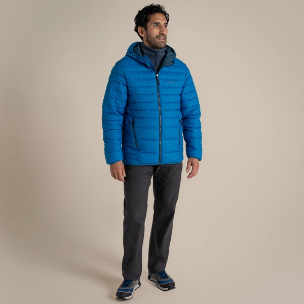 Craghoppers Men's Compresslite IX Hooded Insulating Jacket | Fresh Blue