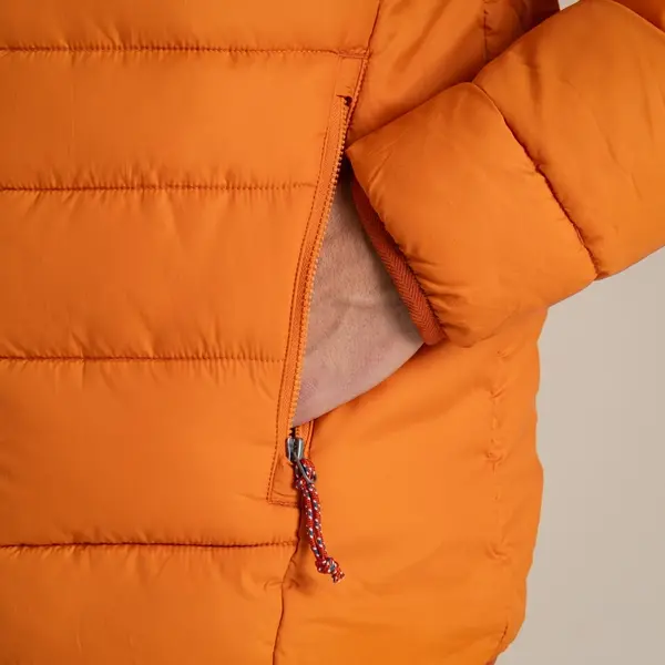 Craghoppers Men's Compresslite IX Hooded Insulating Jacket | Papaya Orange