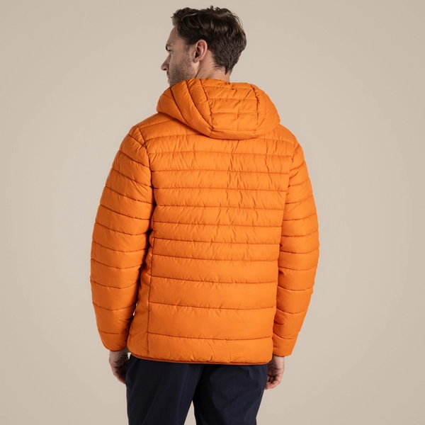craghoppers Men's Compresslite IX Hooded Insulating Jacket | Papaya Orange