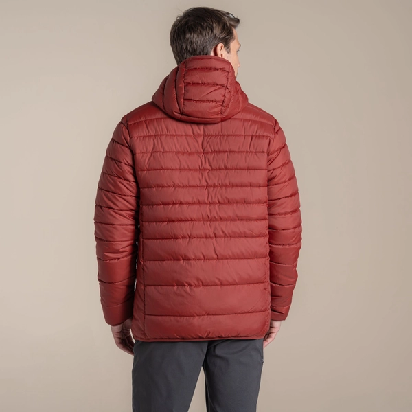 craghoppers Men's Compresslite IX Hooded Insulating Jacket | Red Jasper