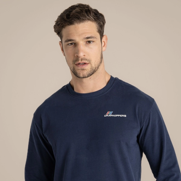 Craghoppers Men's Dillisk Long Sleeved Top | Blue Navy