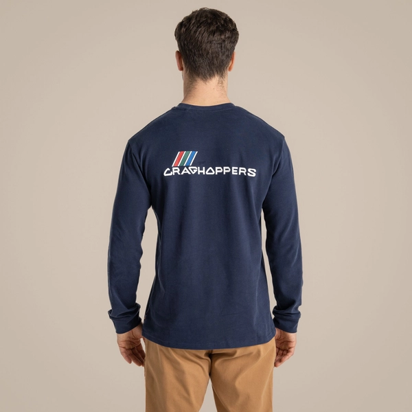 craghoppers Men's Dillisk Long Sleeved Top | Blue Navy
