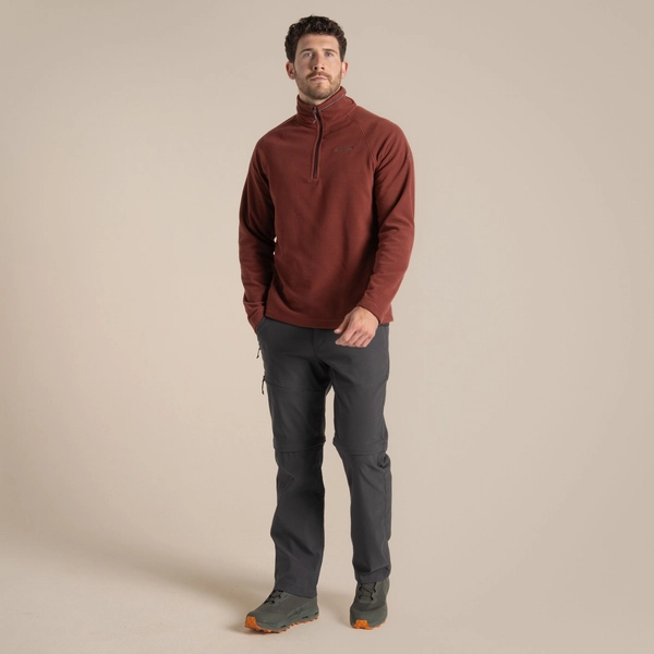 Craghoppers Men's Kiwi Pro II Convertible Trousers | Dark Lead