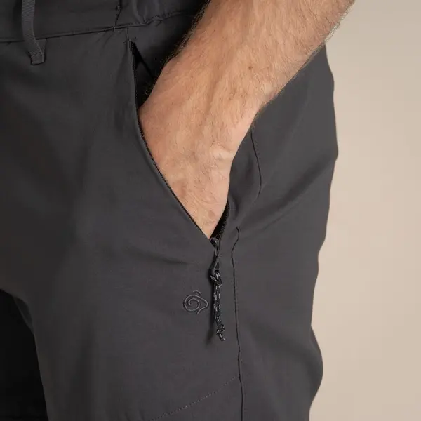 Craghoppers Men's Kiwi Pro II Convertible Trousers | Dark Lead