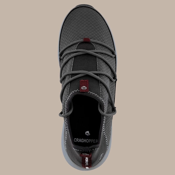 Craghoppers Men's Locke Packaway Shoes | Black Pepper